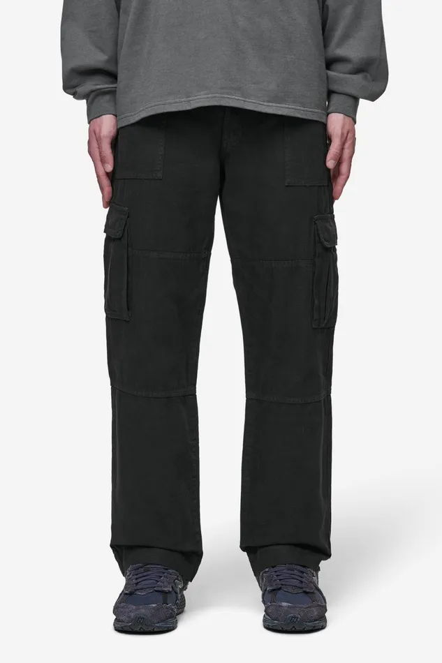 Men Pegador Basic Bottoms Risley Cargo Pants Black