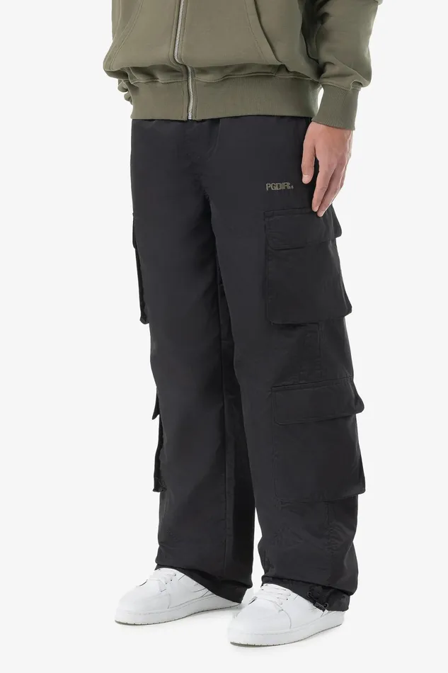 Men Pegador Cargos Belmont Wide Tech Cargo Pants Black