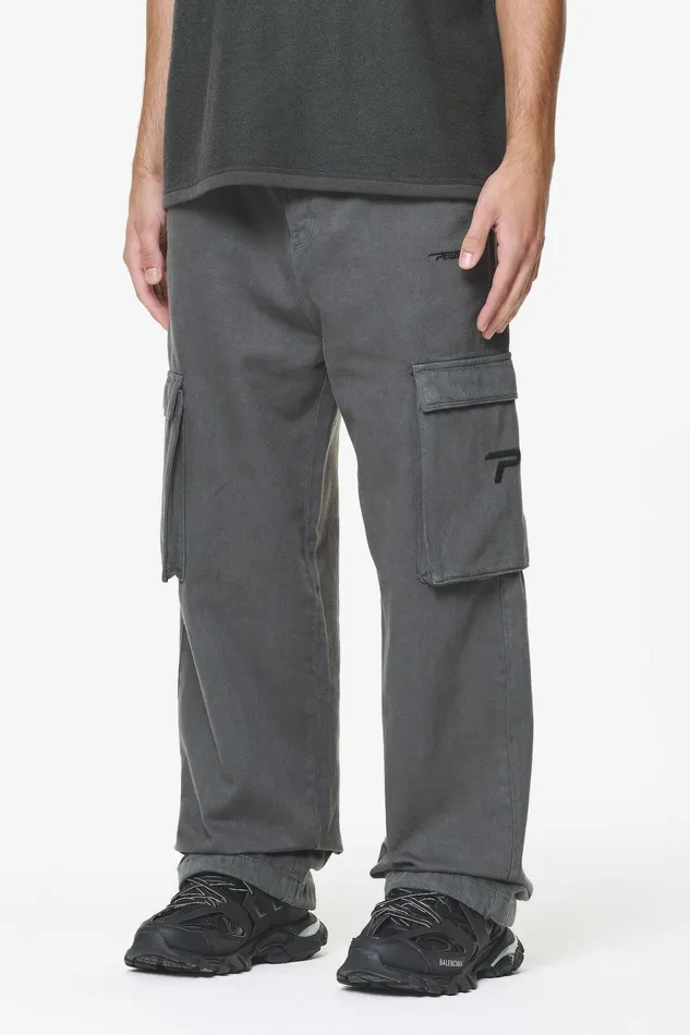 Men Pegador Cargos Paden Wide Cargo Pants Volcano Grey