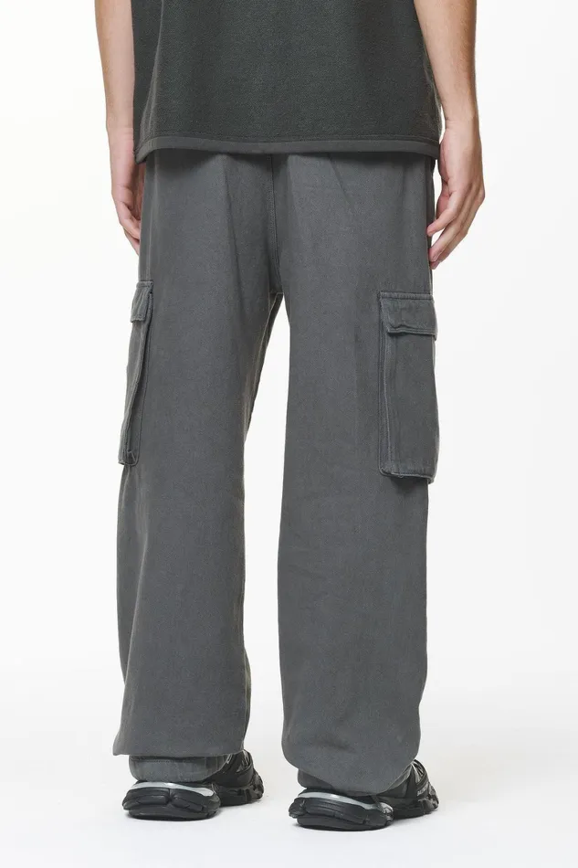 Men Pegador Cargos Paden Wide Cargo Pants Volcano Grey Men Pegador Cargos Paden Wide Cargo Pants Volcano Grey