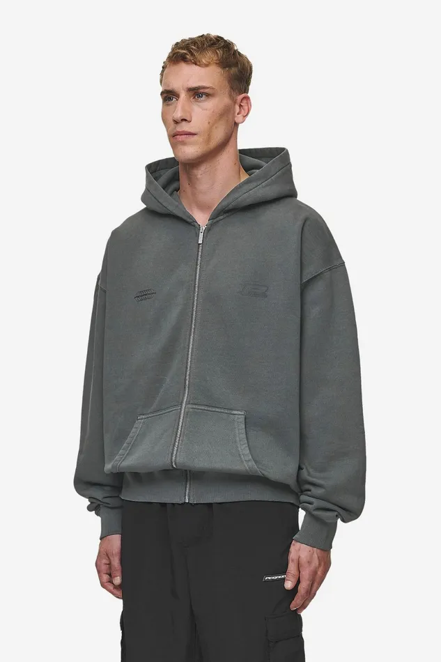 Men Pegador Hoodies Lance Oversized Sweat Jacket Vintage Anthracite Men Pegador Hoodies Lance Oversized Sweat Jacket Vintage Anthracite