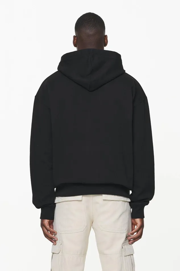 Men Pegador Hoodies Layton Oversized Sweat Jacket Vintage Washed Onyx Black Men Pegador Hoodies Layton Oversized Sweat Jacket Vintage Washed Onyx Black