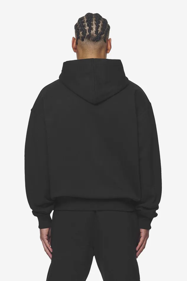 Men Pegador Hoodies Logo Oversized Sweat Jacket Washed Black White Gum Men Pegador Hoodies Logo Oversized Sweat Jacket Washed Black White Gum