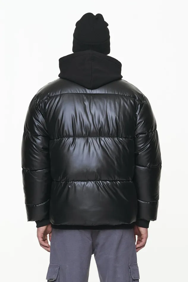 Men Pegador Jacken Solin Glossy Puffer Jacket Black Men Pegador Jacken Solin Glossy Puffer Jacket Black