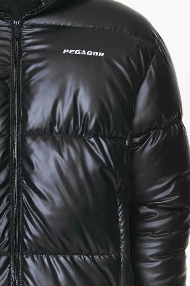 Men Pegador Jacken Solin Glossy Puffer Jacket Black Men Pegador Jacken Solin Glossy Puffer Jacket Black