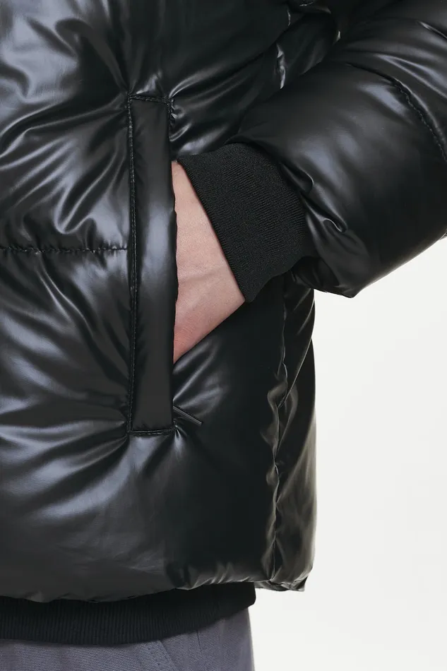Men Pegador Jacken Solin Glossy Puffer Jacket Black Men Pegador Jacken Solin Glossy Puffer Jacket Black