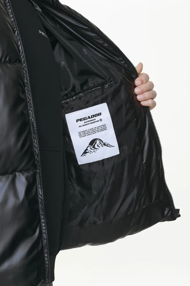 Men Pegador Jacken Solin Glossy Puffer Jacket Black Men Pegador Jacken Solin Glossy Puffer Jacket Black