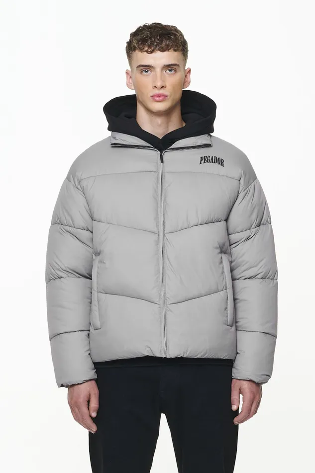 Men Pegador Jacken Spiller Puffer Jacket Rock Grey Men Pegador Jacken Spiller Puffer Jacket Rock Grey