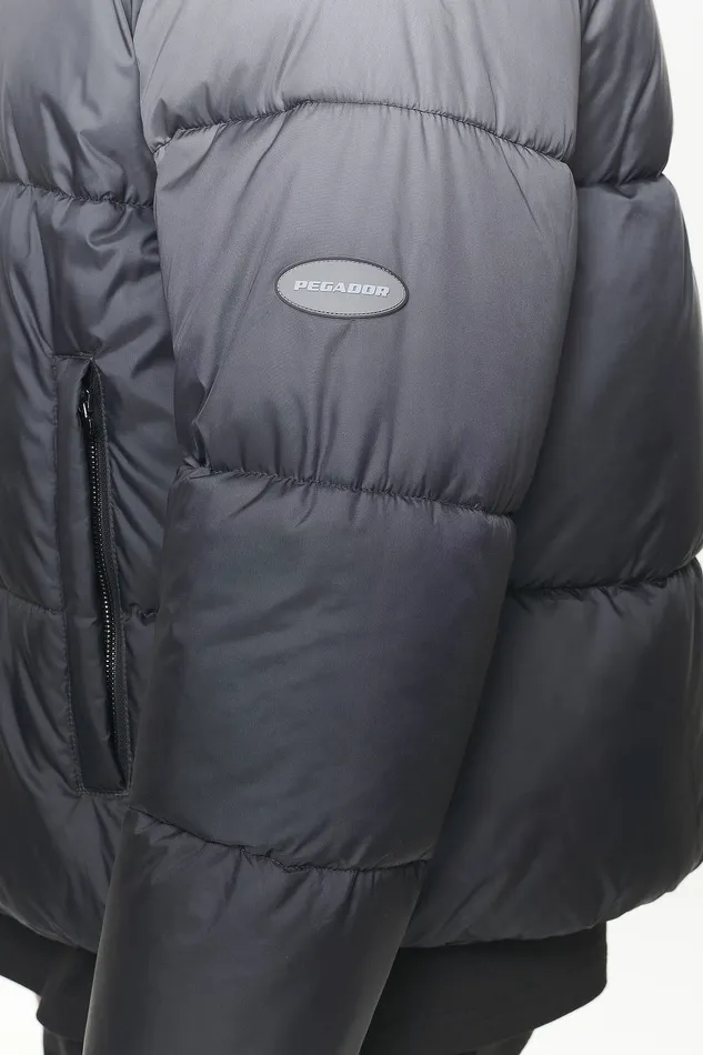 Men Pegador Jacken Tunis Faded Puffer Jacket Dark Grey Men Pegador Jacken Tunis Faded Puffer Jacket Dark Grey