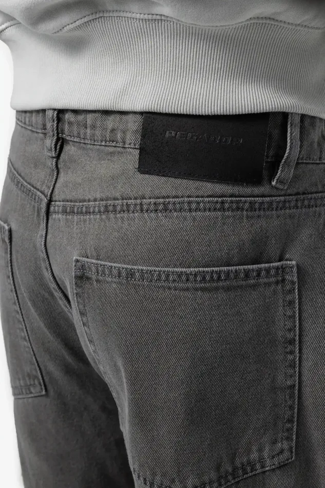 Men Pegador Jeans Dawes Cargo Baggy Jeans Washed Grey Men Pegador Jeans Dawes Cargo Baggy Jeans Washed Grey