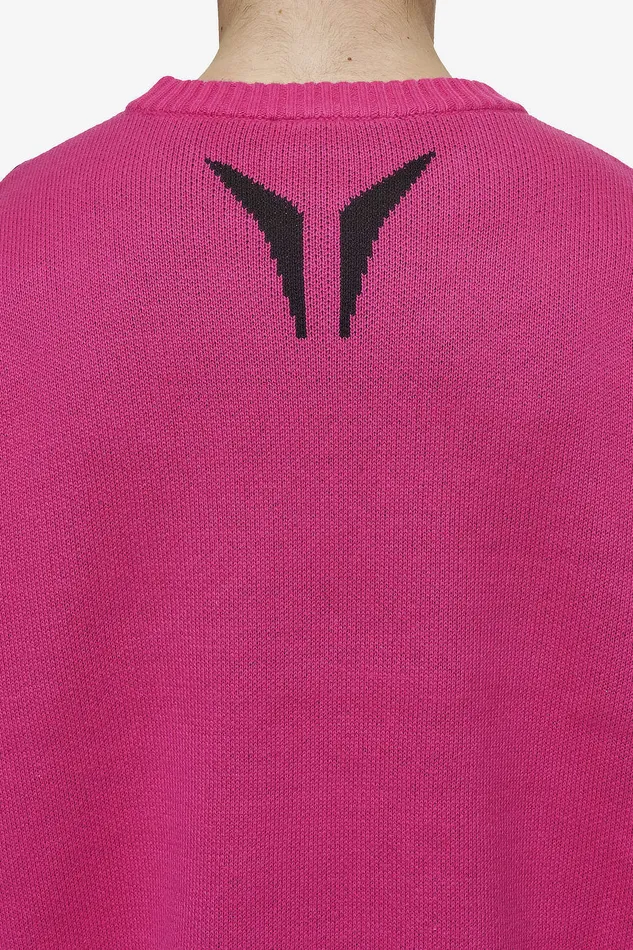 Men Pegador Knitwear Kazan Boxy Knit Sweater Virtual Pink Black