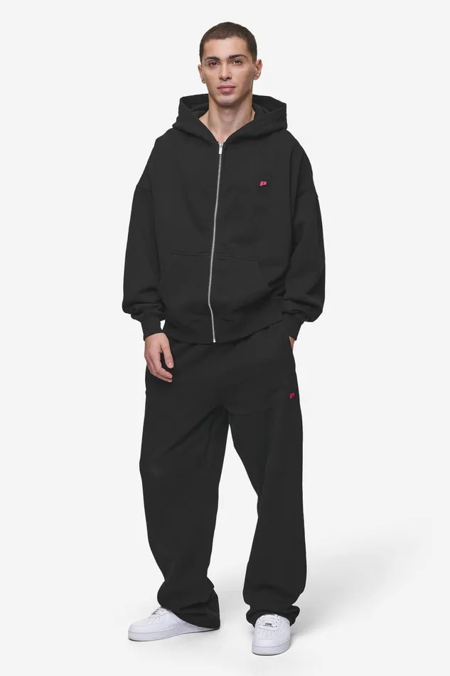 Men Pegador Pants and Joggers Leono Loose Sweat Pants Washed Black Virtual Pink Gum Men Pegador Pants and Joggers Leono Loose Sweat Pants Washed Black Virtual Pink Gum