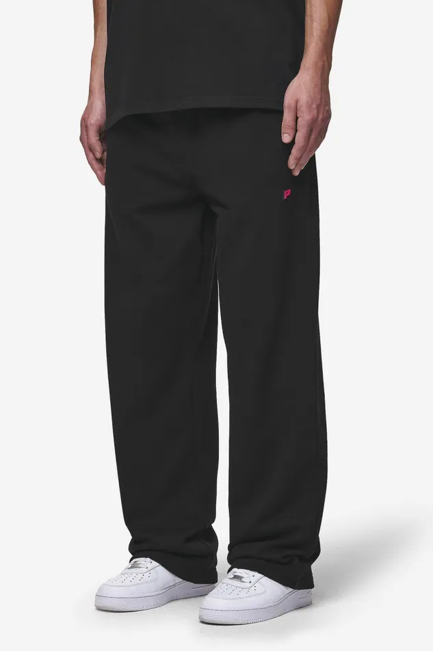 Men Pegador Pants and Joggers Leono Loose Sweat Pants Washed Black Virtual Pink Gum Men Pegador Pants and Joggers Leono Loose Sweat Pants Washed Black Virtual Pink Gum