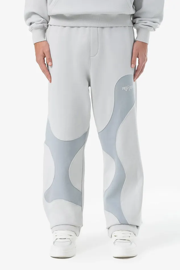 Men Pegador Pants and Joggers Miner Loose Sweat Pants Washed Clear Grey