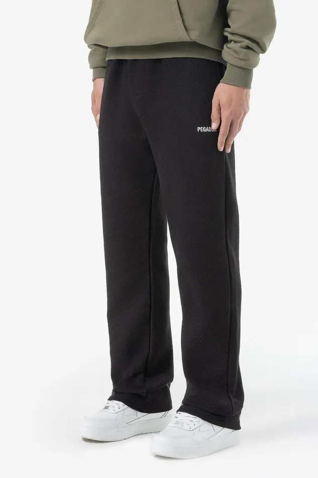 Men Pegador Pants and Joggers Veal Wide Structured Pants Black Men Pegador Pants and Joggers Veal Wide Structured Pants Black