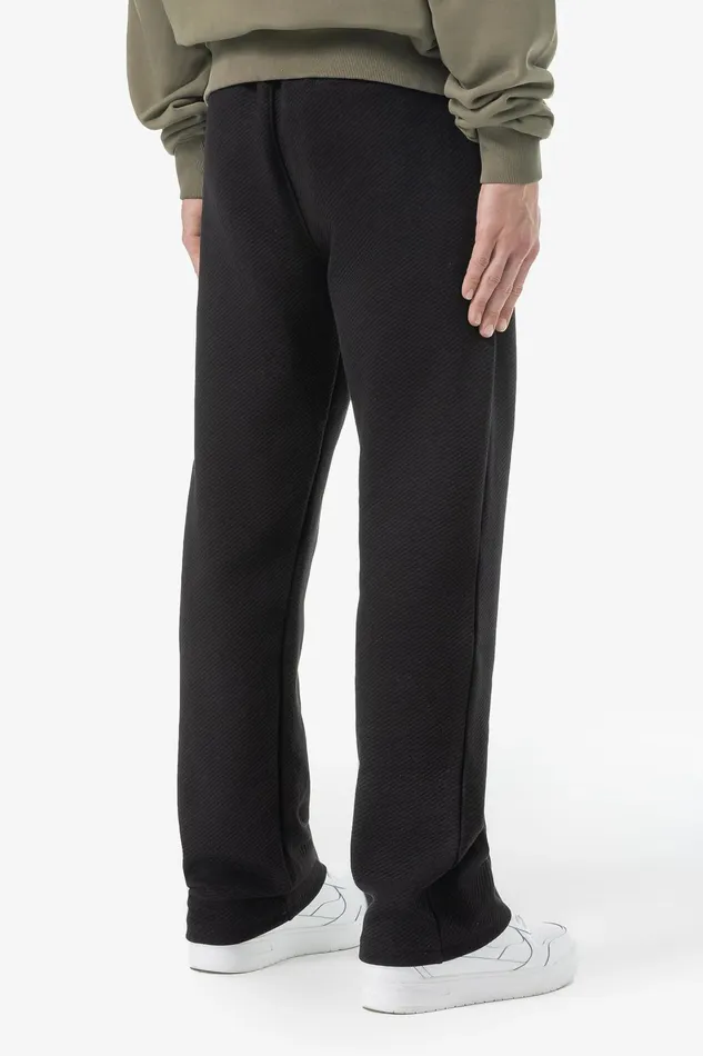 Men Pegador Pants and Joggers Veal Wide Structured Pants Black Men Pegador Pants and Joggers Veal Wide Structured Pants Black