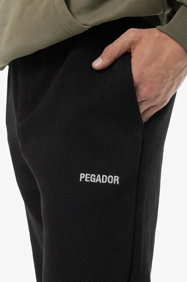 Men Pegador Pants and Joggers Veal Wide Structured Pants Black Men Pegador Pants and Joggers Veal Wide Structured Pants Black