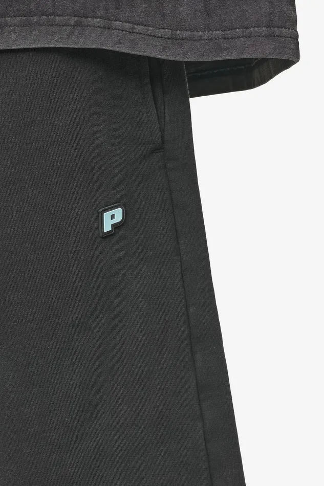 Men Pegador Shorts Leono Overknee Heavy Sweat Shorts Vintage Black Gum Men Pegador Shorts Leono Overknee Heavy Sweat Shorts Vintage Black Gum