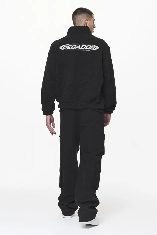 Men Pegador Sweaters Defoe Teddy Halfzip Sweater Black Men Pegador Sweaters Defoe Teddy Halfzip Sweater Black