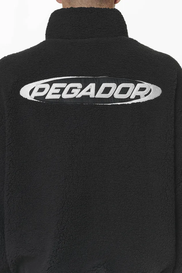Men Pegador Sweaters Defoe Teddy Halfzip Sweater Black Men Pegador Sweaters Defoe Teddy Halfzip Sweater Black