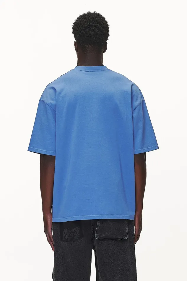Men Pegador Tees Danico Boxy Tee Washed Retro Blue Men Pegador Tees Danico Boxy Tee Washed Retro Blue