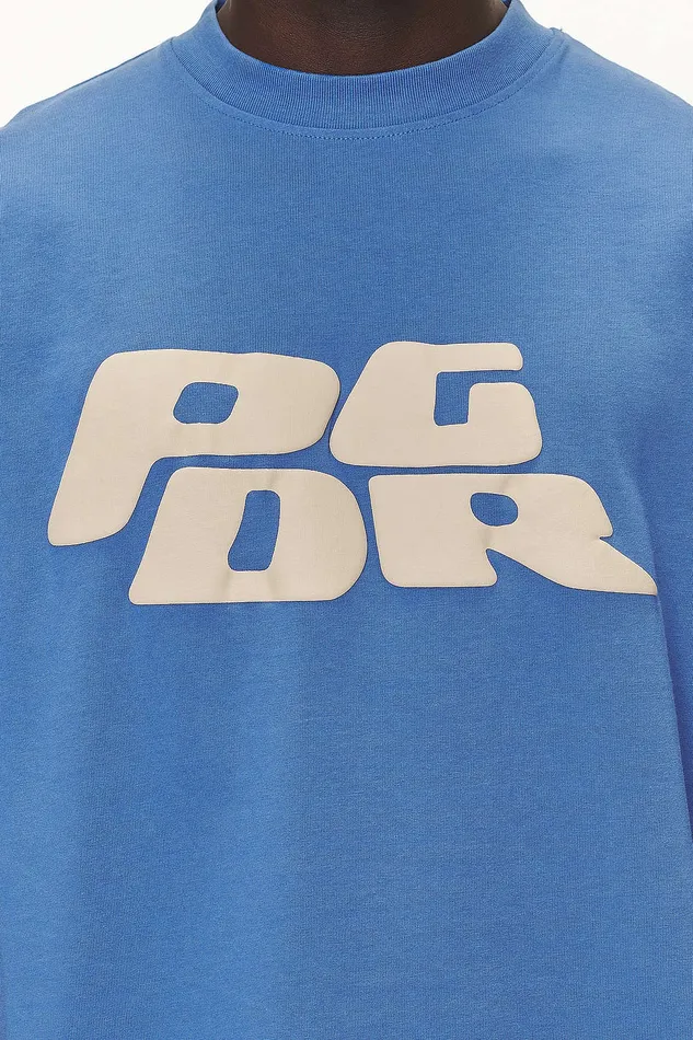 Men Pegador Tees Danico Boxy Tee Washed Retro Blue Men Pegador Tees Danico Boxy Tee Washed Retro Blue