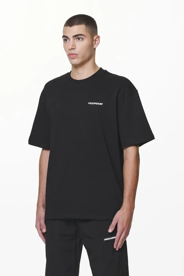 Men Pegador Tees Devon Oversized Tee Black Men Pegador Tees Devon Oversized Tee Black