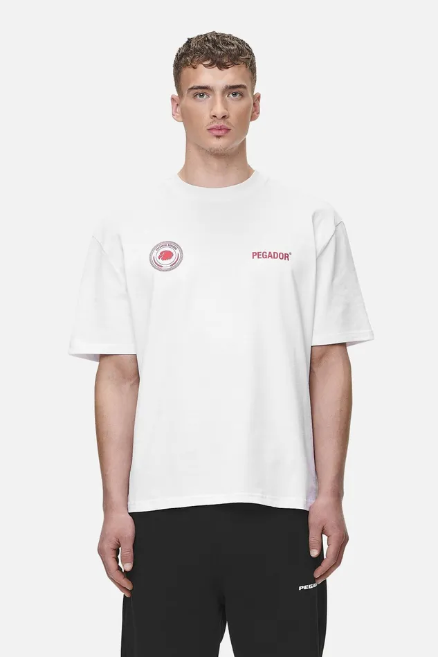 Men Pegador Tees Gordan Oversized Tee White