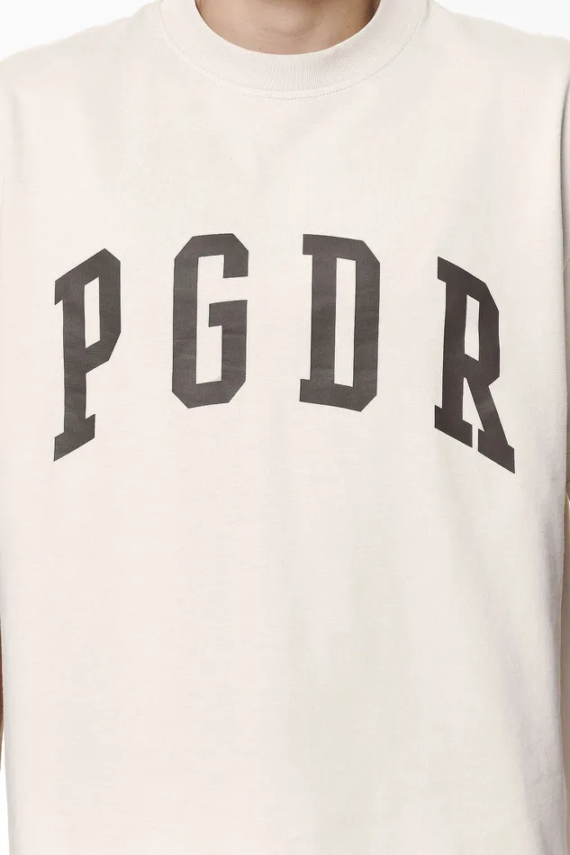 Men Pegador Tees Layton Oversized Tee Washed Dust Cream Men Pegador Tees Layton Oversized Tee Washed Dust Cream
