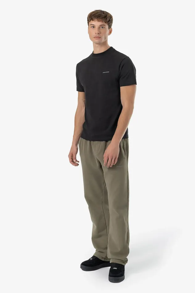 Men Pegador Tees Logo Slim Tee Washed Black Dark Grey Gum Men Pegador Tees Logo Slim Tee Washed Black Dark Grey Gum