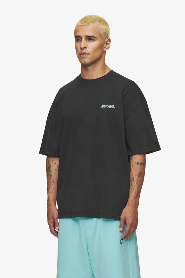 Men Pegador Tees Patino Oversized Tee Vintage Black Men Pegador Tees Patino Oversized Tee Vintage Black