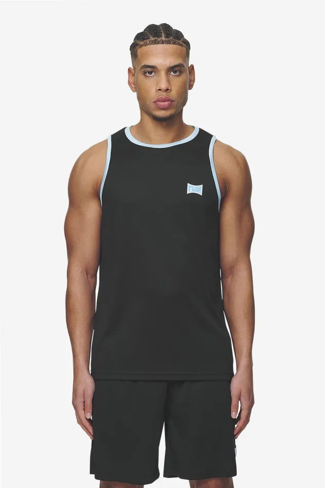 Men Pegador Tees Tulare Mesh Tank Top Black