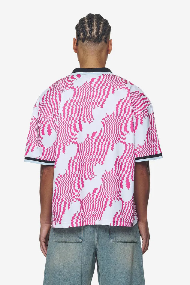 Men Pegador Tees Worden Boxy Trikot White Pink Men Pegador Tees Worden Boxy Trikot White Pink