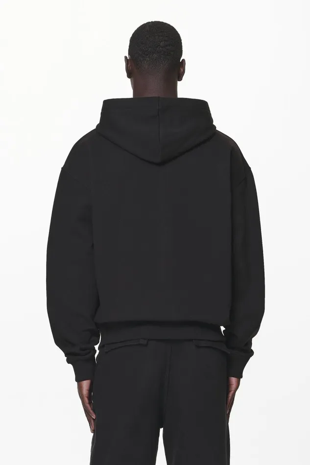 Men Pegador Zip Hoodies Layton Oversized Sweat Jacket Black Men Pegador Zip Hoodies Layton Oversized Sweat Jacket Black