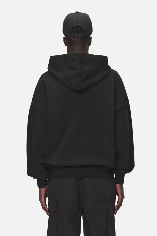 Men Pegador Zip Hoodies Leono Boxy Sweat Jacket Washed Black Men Pegador Zip Hoodies Leono Boxy Sweat Jacket Washed Black