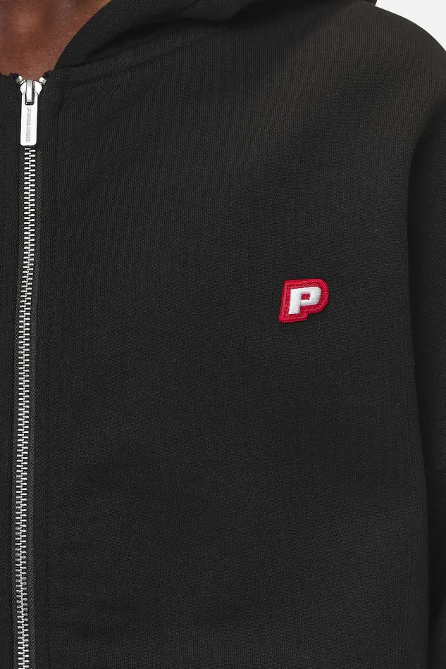 Men Pegador Zip Hoodies Leono Boxy Sweat Jacket Washed Black Men Pegador Zip Hoodies Leono Boxy Sweat Jacket Washed Black