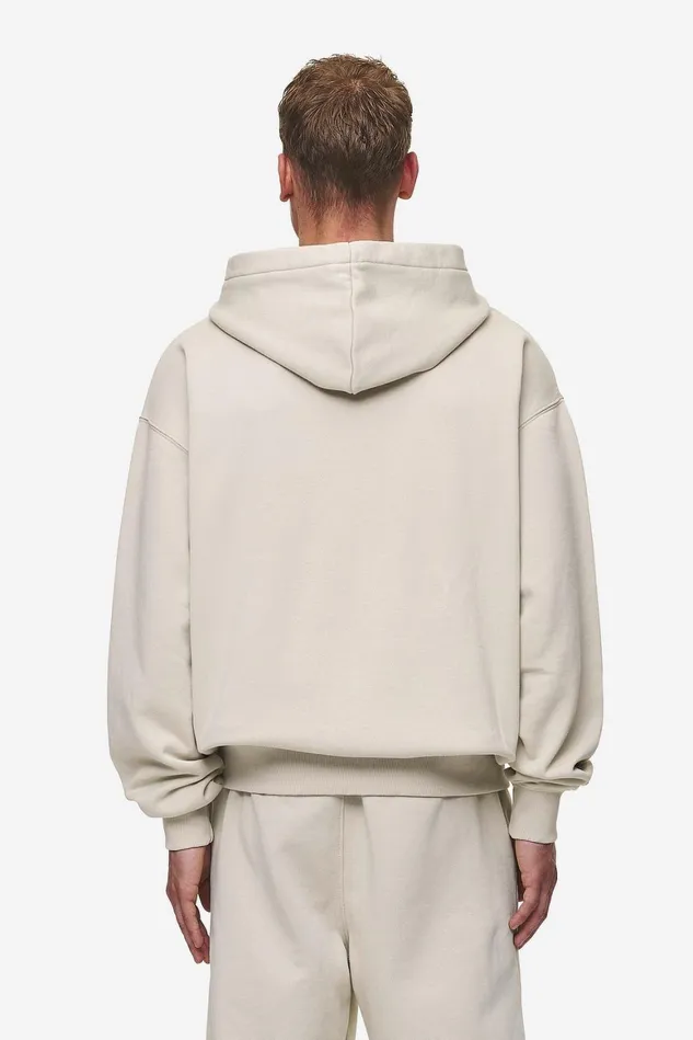 Men Pegador Zip Hoodies Logo Oversized Sweat Jacket Washed Light Beige Men Pegador Zip Hoodies Logo Oversized Sweat Jacket Washed Light Beige