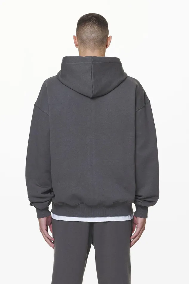 Men Pegador Zip Hoodies Logo Oversized Sweat Jacket Washed Volcano Grey Gum Men Pegador Zip Hoodies Logo Oversized Sweat Jacket Washed Volcano Grey Gum
