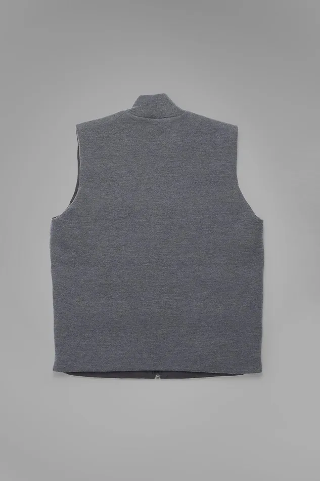 Men Pertex Shield Hybrid Knit Gilet Black Norse Projects Outerwear
