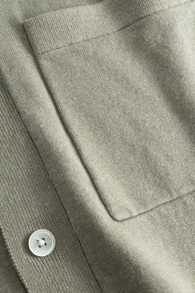 Men Rollo Cotton Linen SS Shirt Clay Norse Projects Knitwear