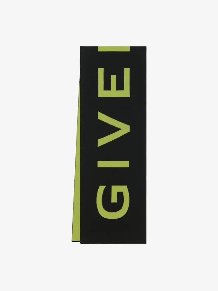 Men Scarves and Ties Givenchy GIVENCHY Scarf In Wool Black