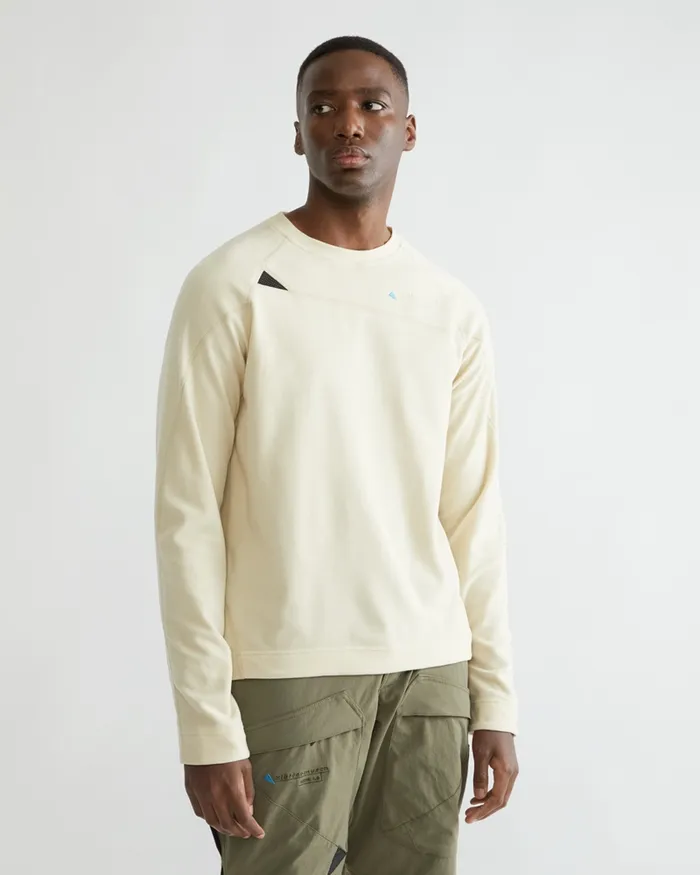 Men Sigyn Crew Sweater Raven Klttermusen Fleeces and Sweaters