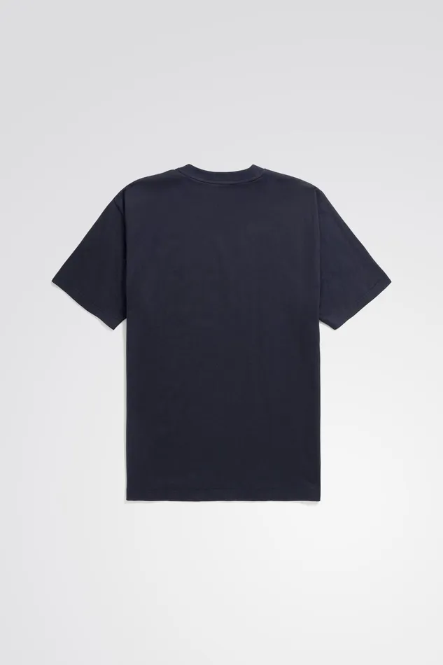 Men Simon Loose Organic Logo TShirt Dark Navy Norse Projects TShirts