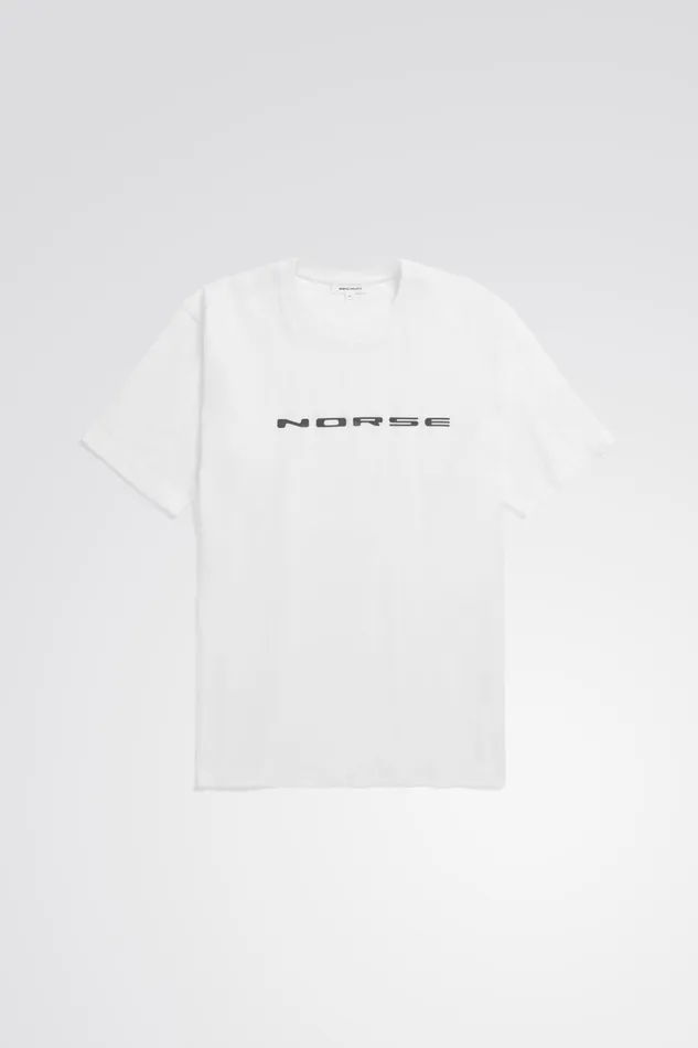 Men Simon Loose Organic Logo TShirt White Norse Projects TShirts