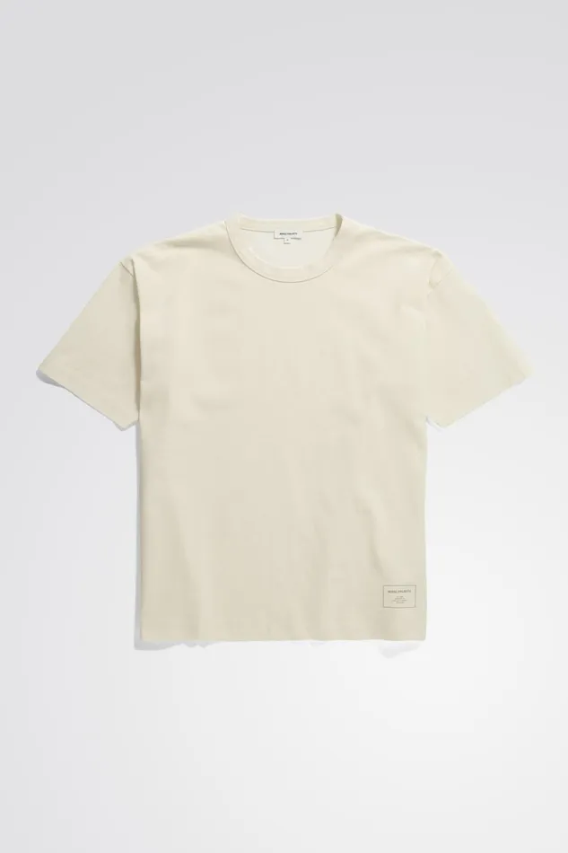 Men Simon Loose Printed TShirt Ecru Norse Projects TShirts