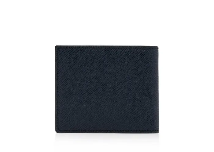 Men Small Leather Goods Tom Ford Small Grain Leather Bifold Wallet Midnight Blue Men Small Leather Goods Tom Ford Small Grain Leather Bifold Wallet Midnight Blue