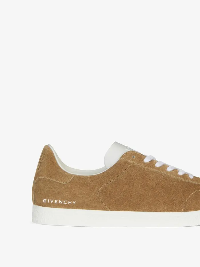 Men Sneakers Givenchy Town Sneakers In Suede Light Brown Men Sneakers Givenchy Town Sneakers In Suede Light Brown