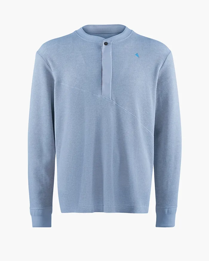 Men Snotra Long Sleeve Crewneck Faded Blue Klttermusen Fleeces and Sweaters