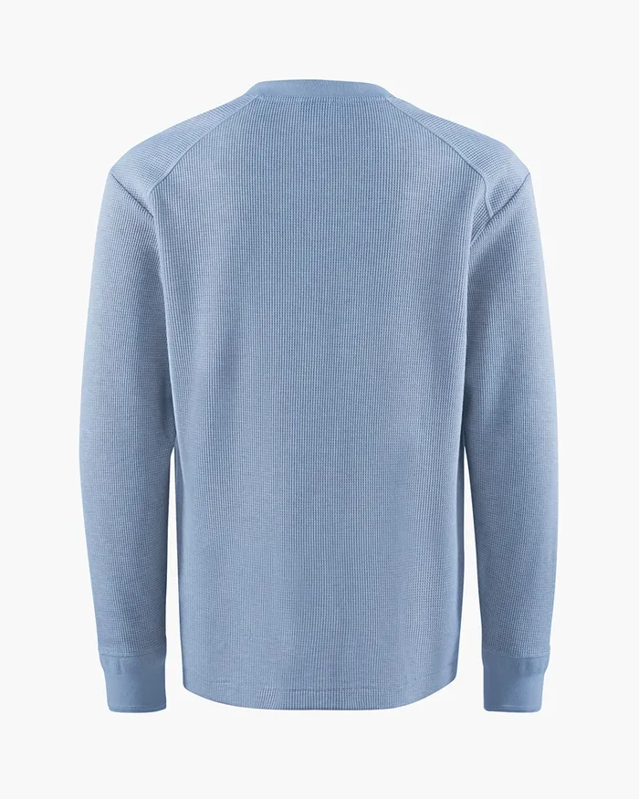 Men Snotra Long Sleeve Crewneck Faded Blue Klttermusen Fleeces and Sweaters