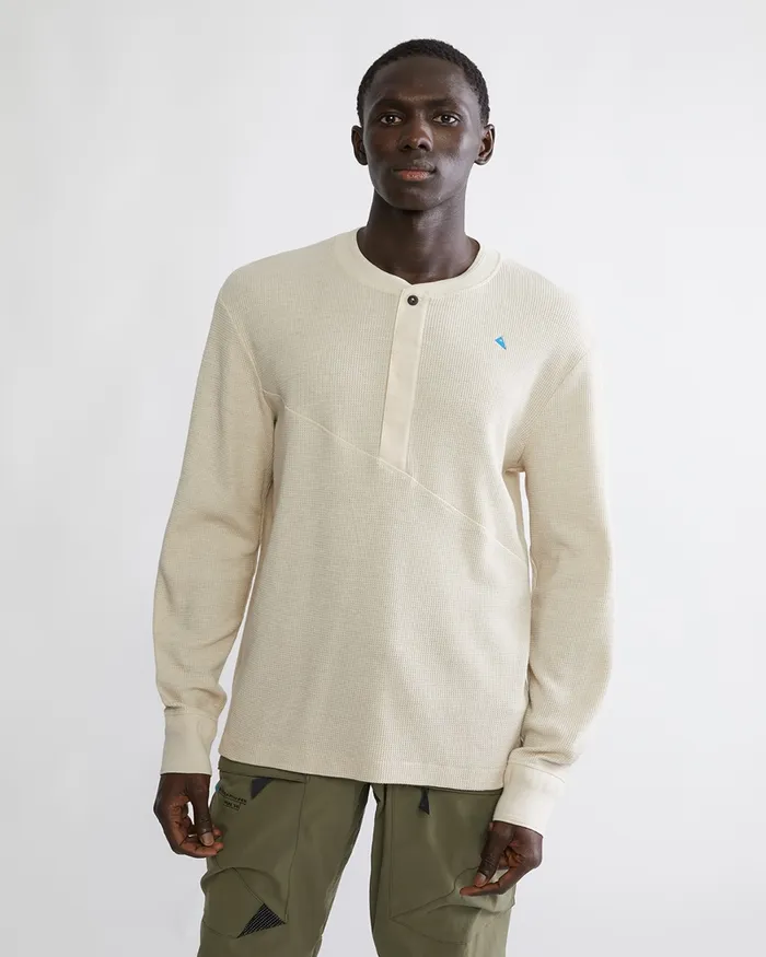 Men Snotra Long Sleeve Crewneck Faded Blue Klttermusen Fleeces and Sweaters